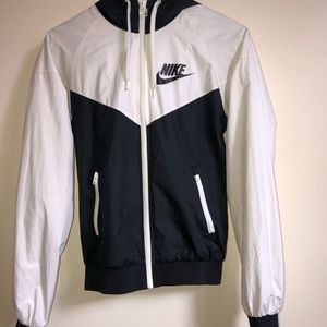 Black and White Nike Windbreaker